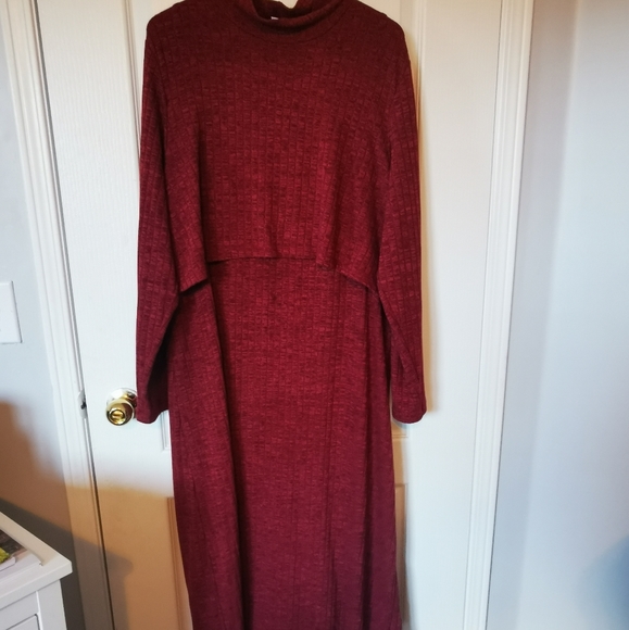 Maroon maternity tunic - Picture 1 of 1